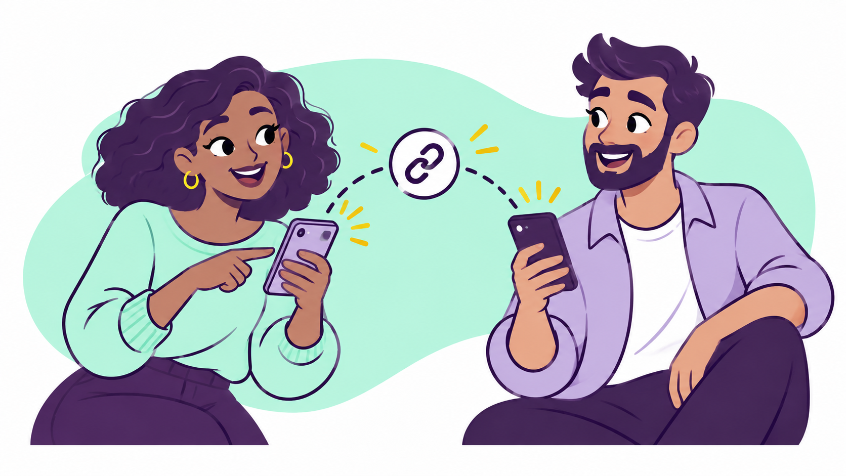Share questions with friends
