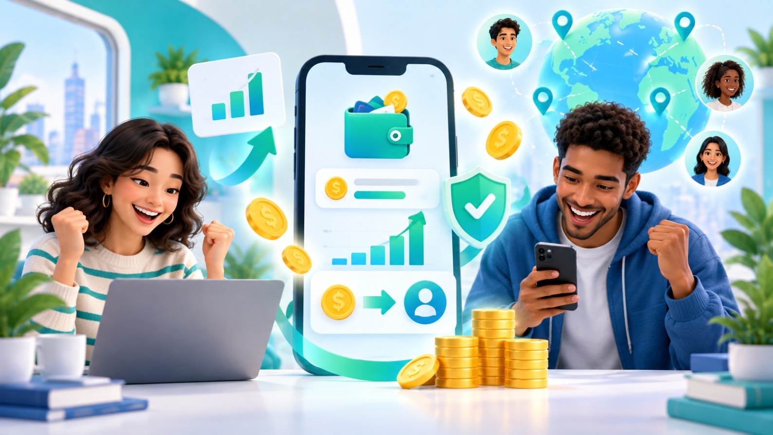 View earnings and request withdrawals