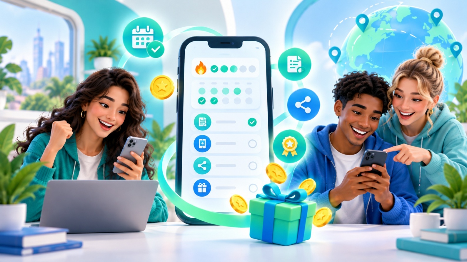 Join activities and build cash rewards