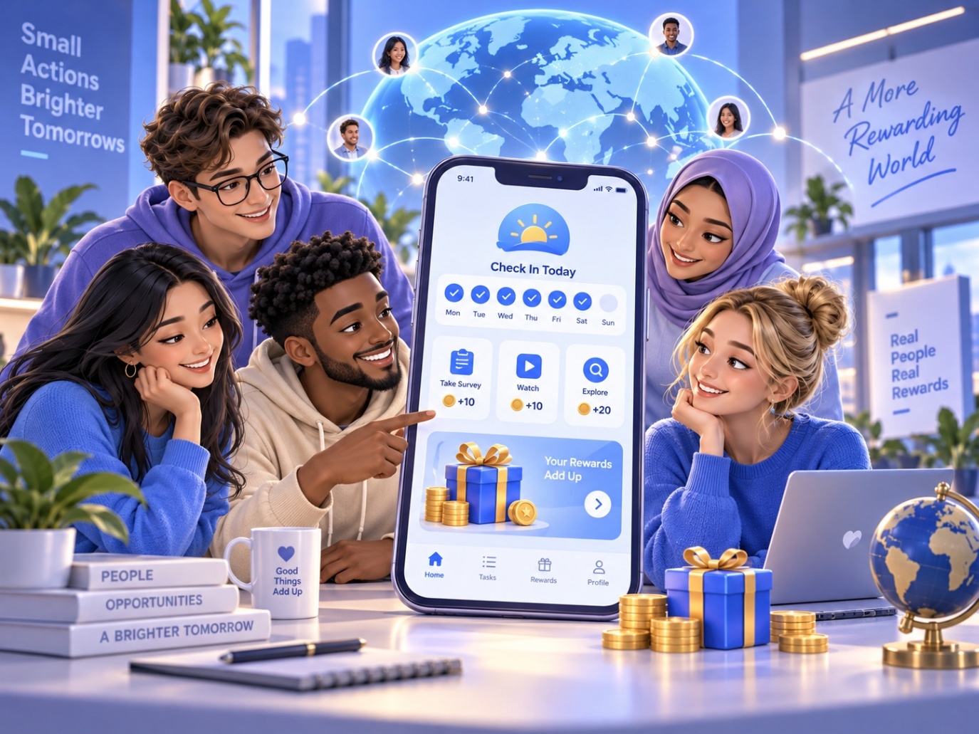 Make it easy for everyone to get daily rewards
