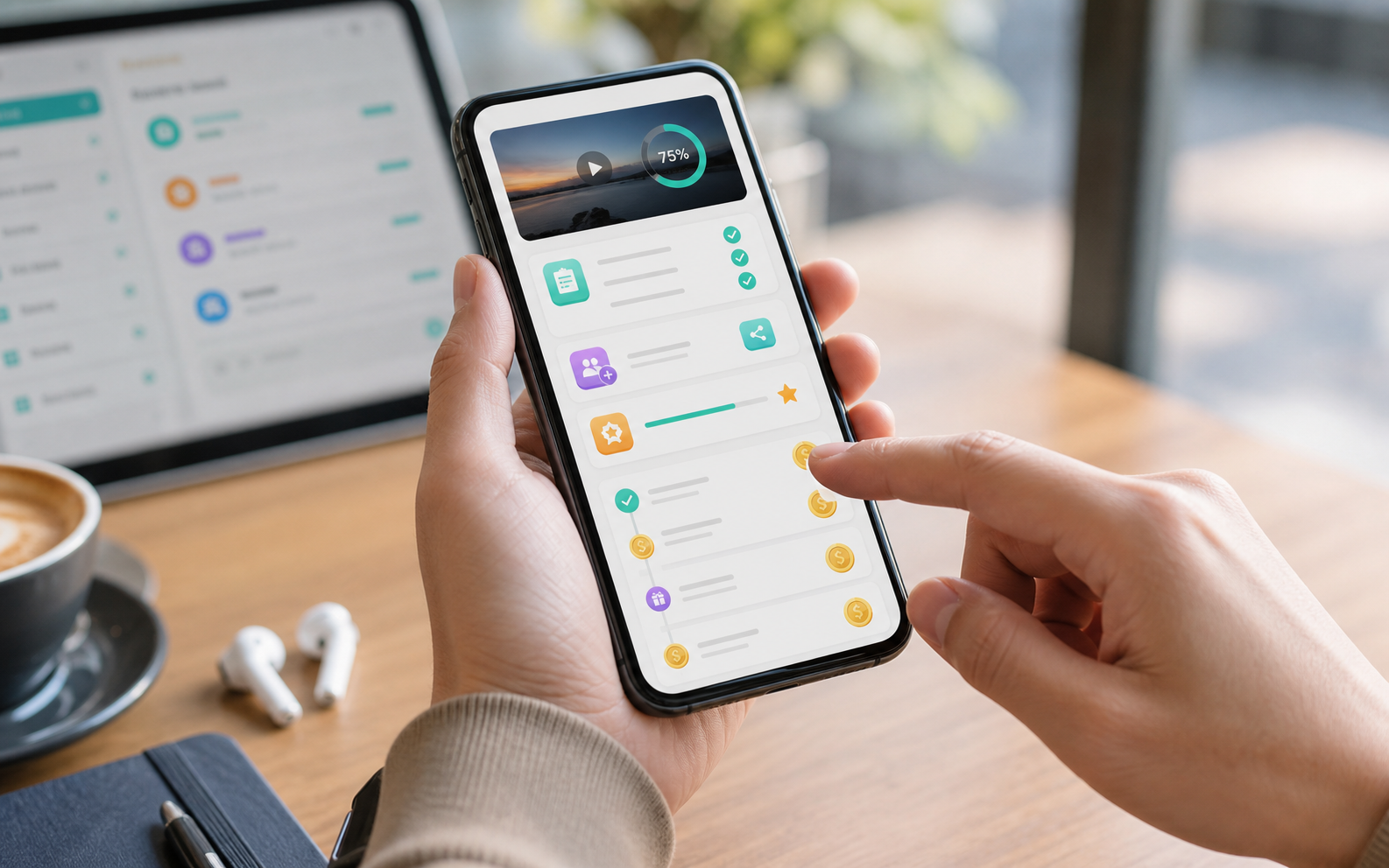 Complete Tasks and Build Progress
