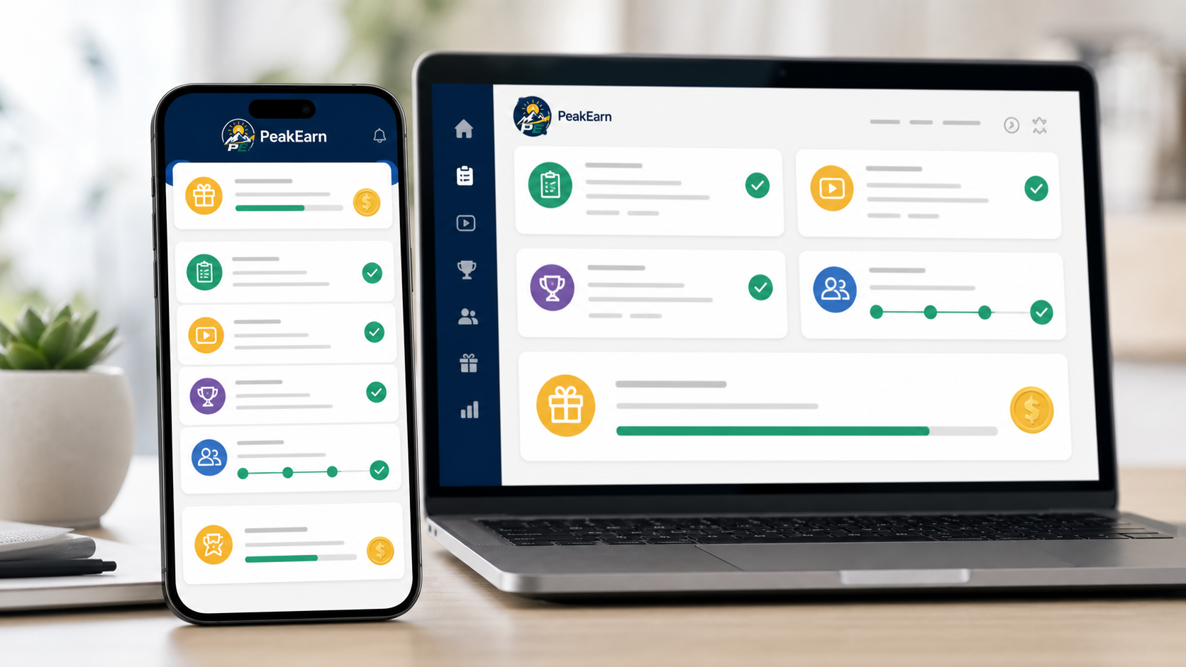 Users complete tasks according to the rules