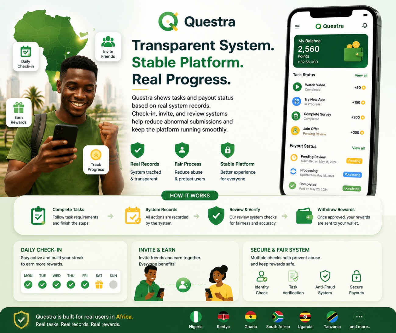 Account safety and real participation