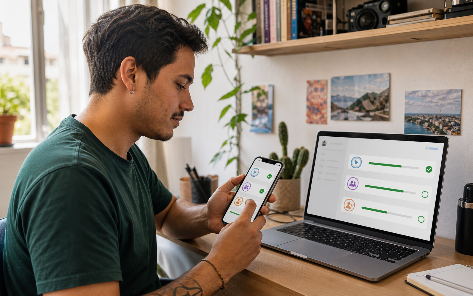 Users complete tasks by following the rules