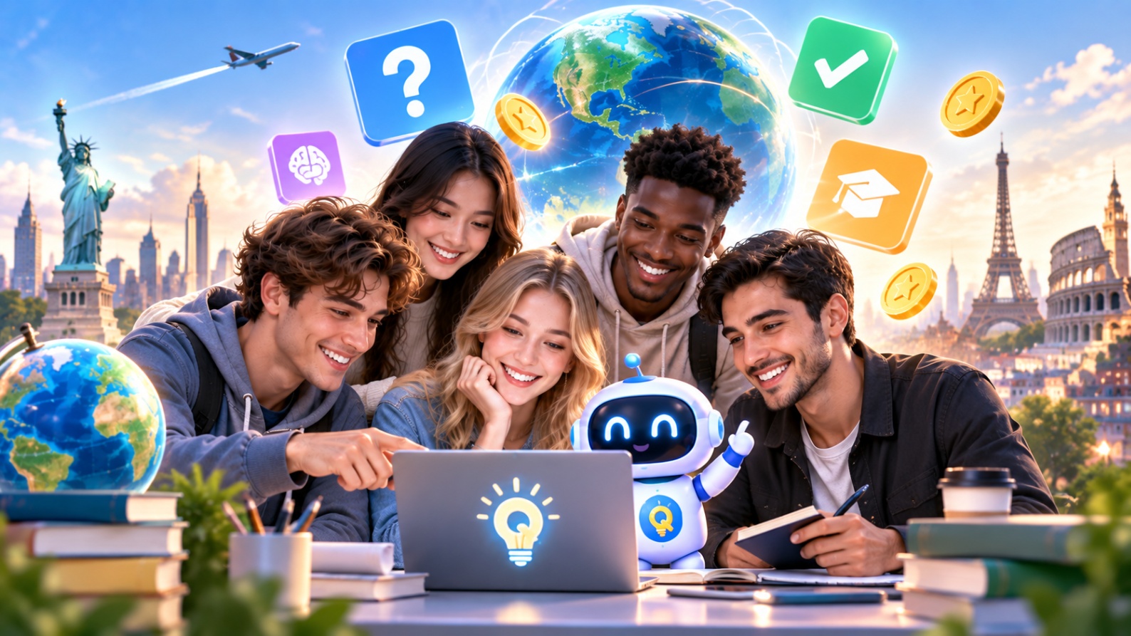 QuizLoop: Quizfragen beantworten und Belohnungen verdienen