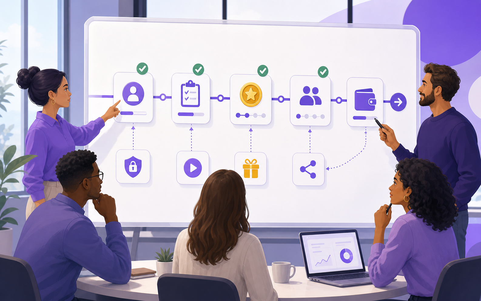 Breaking down the reward process into understandable paths